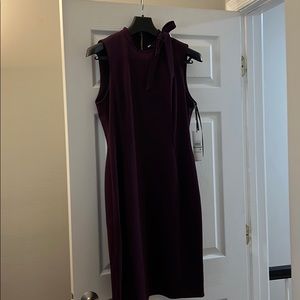 Calvin Klein NWT Wine Colored Dress